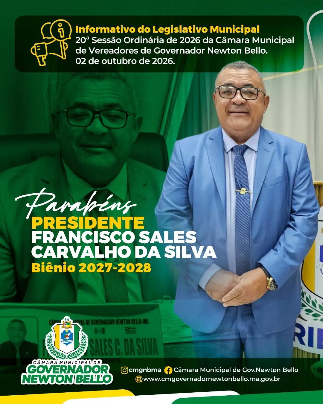 Indicações Aprovadas na 20ª Sessão Ordinária de 2026.